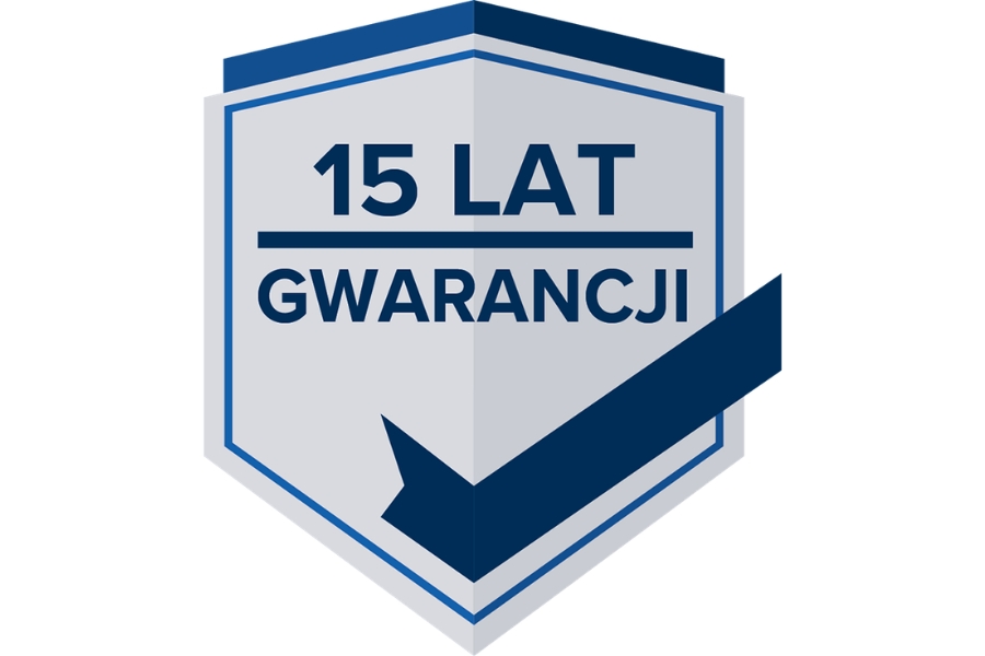 15 lat gwarancji