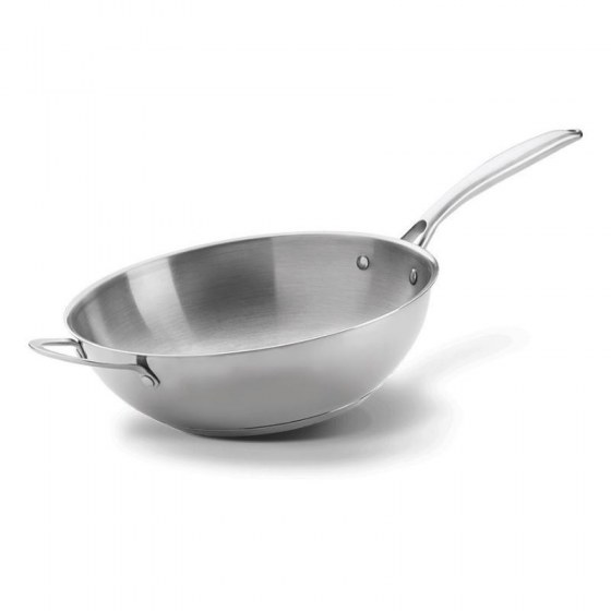 Wok ze stali nierdzewnej Napoleon 30 cm