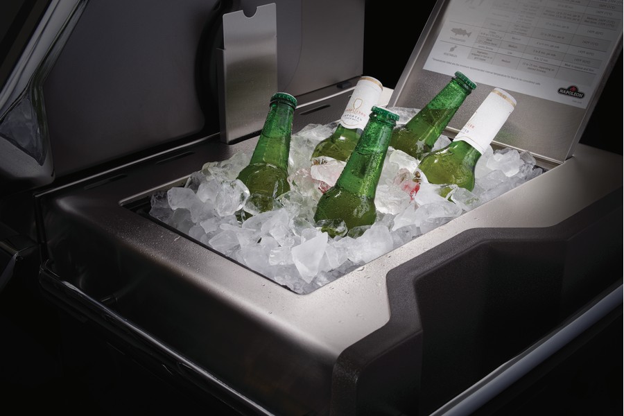 Otwieracz do butelek zintegrowany z grillem Napoleon Prestige 500 Inox