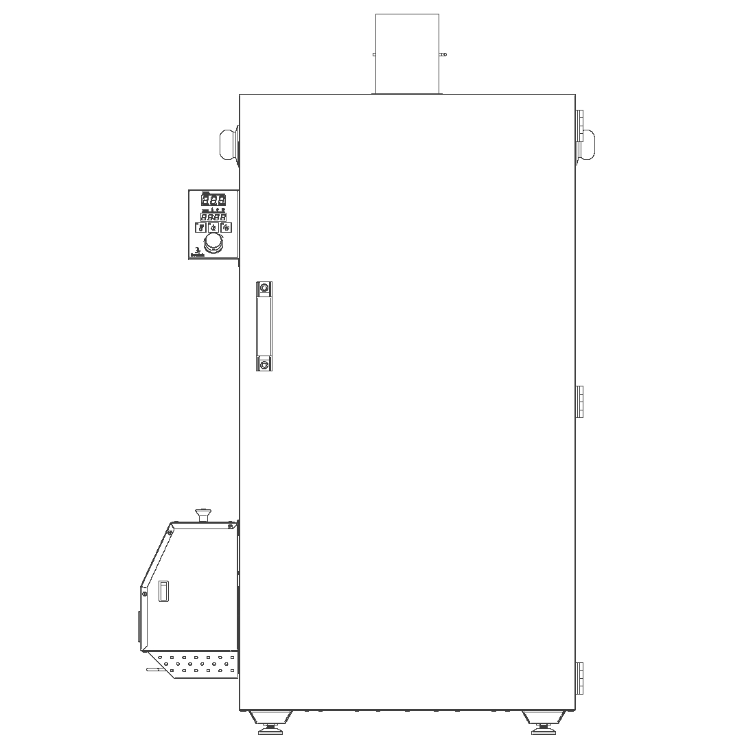Rysunek techniczny wędzarni Borniak