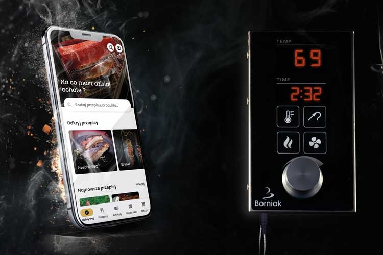 Sterowanie pracą wędzarni przez telefon