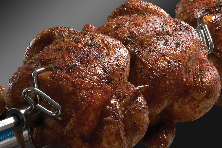 Pełen zestaw rożna obrotowego