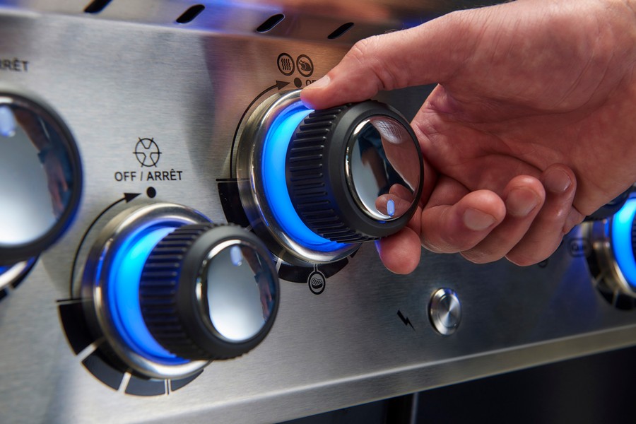 Podświetlane pokrętła Lienar Flow