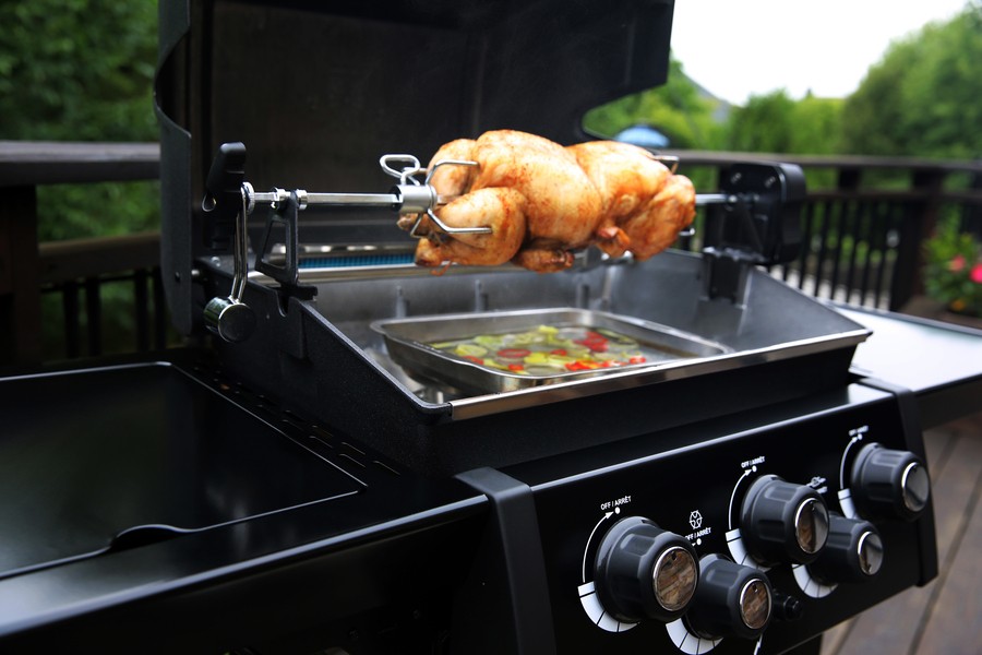 Pełen zestaw rożna obrotowego