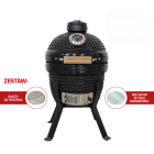 Grill ceramiczny Kamado Bono PICNIC Czarny