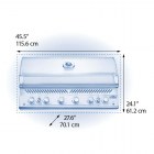 Grill do zabudowy Napoleon 44 calowy Built-In z Dwoma Palnikami
