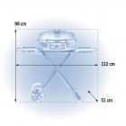 Grill Napoleon TravelQ 285X z Wózkiem nożycowym