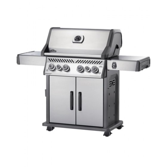 Grill gazowy Napoleon ROGUE SE 525 INOX z palnikiem do rożna i palnikiem SizzleZone