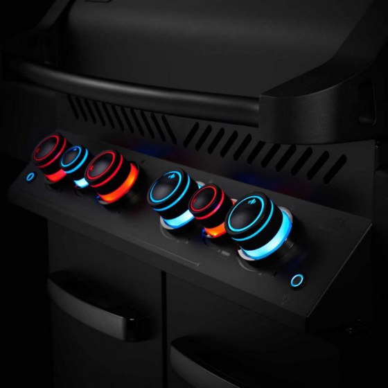 Grill gazowy Napoleon PRESTIGE 500 Phantom z rożnem i kuchenką